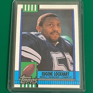 Eugene Lockhart #493 1990 Topps Football Trading Card